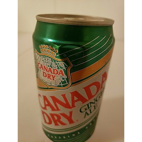Canada Dry Ginger Ale Can "Empty Fill" Sealed Vintage Collectible No Holes 12 oz - Picture 7 of 12